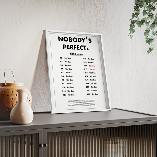 Nobody's perfect -White edition-